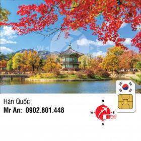Sim du lịch Hàn Quốc không giới hạn 5 ngày